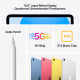 Apple 10,9" iPad 10. Generation (2022, Wi-Fi + Cellular, 64 GB) – Silber