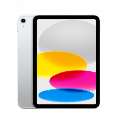 Apple 10,9" iPad 10. Generation (2022, Wi-Fi + Cellular, 256 GB) – Silber