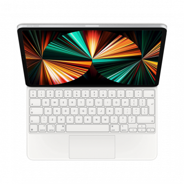 Apple Magic Keyboard (US-Layout) für iPad Pro 12,9 Zoll (3./4./5. Generation) – Weiß