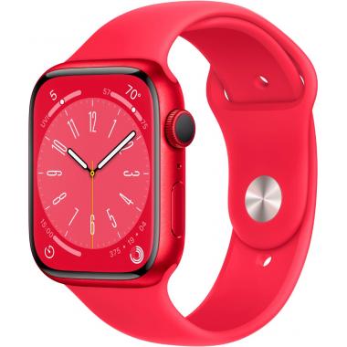 Apple Watch Series 8 41 mm (GPS) (PRODUCT)RED Aluminiumgehäuse mit M/L (PRODUCT)RED Sportarmband