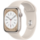 Apple Watch Series 8 45 mm (GPS) Polarstern Aluminiumgehäuse mit S/M Polarstern Sportarmband