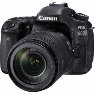 Canon EOS 80D Objektiv-Set – 24,2 MP, Spiegelreflexkamera, 18–135 mm IS USM, Schwarz