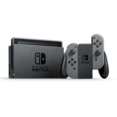 Nintendo Switch mit grauem Joy-Con – Schwarz/Grau
