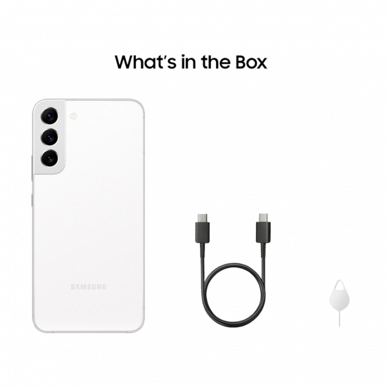 Samsung Galaxy S22+ 5G (SIM-Free, 8+256GB) Smartphone - Phantom White