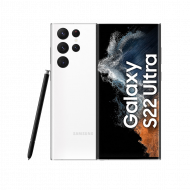 Samsung Galaxy S22 Ultra 5G (SIM-Free, 12+512GB) Smartphone - Phantom White