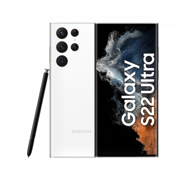 Samsung Galaxy S22 Ultra 5G (SIM-Free, 12+512GB) Smartphone - Phantom White