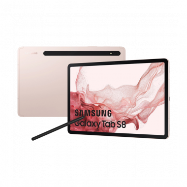 Samsung Galaxy Tab S8 (11", 256GB, Wi-Fi) Tablet - Pink Gold