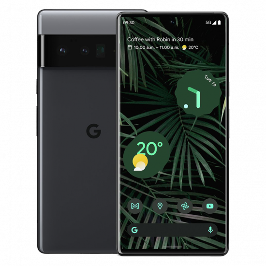 Google Pixel 6 Pro 5G Smartphone (12GB+128GB, Dual-SIM) – Stormy Black