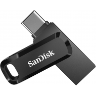 SanDisk Ultra 256 GB Dual Drive Go USB Typ C Flash-Laufwerk (Schwarz)