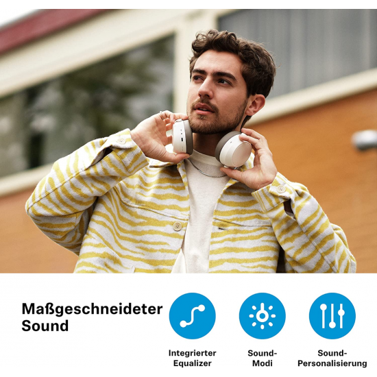 Sennheiser Momentum 4 Kabelloser Kopfhörer mit Bluetooth (Schwarz)