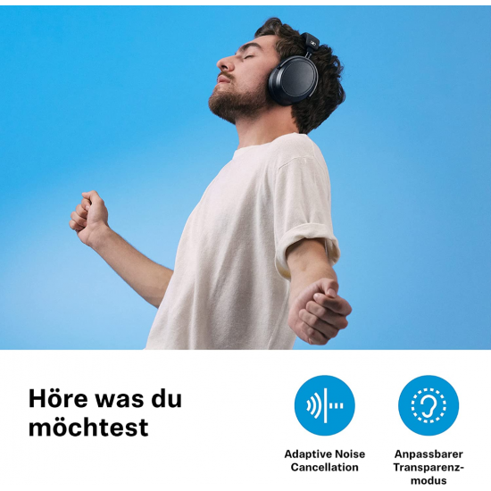 Sennheiser Momentum 4 Kabelloser Kopfhörer mit Bluetooth (Schwarz)