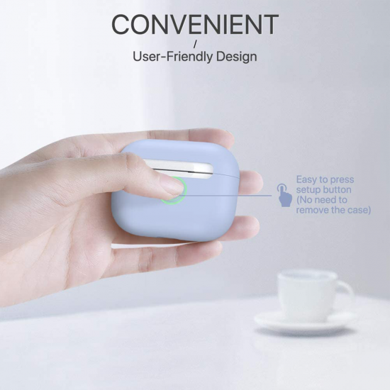 Liquid Silikon Hülle für Apple Airpods Pro - Lila Liquid Silikon Hülle für Apple Airpods Pro - Lila